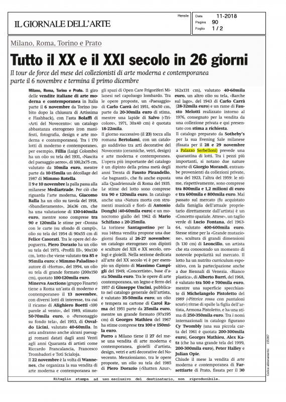 Il Giornale dell'Arte 1.11